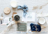 New Baby Succulent Gift Box with Scented Soy Candle